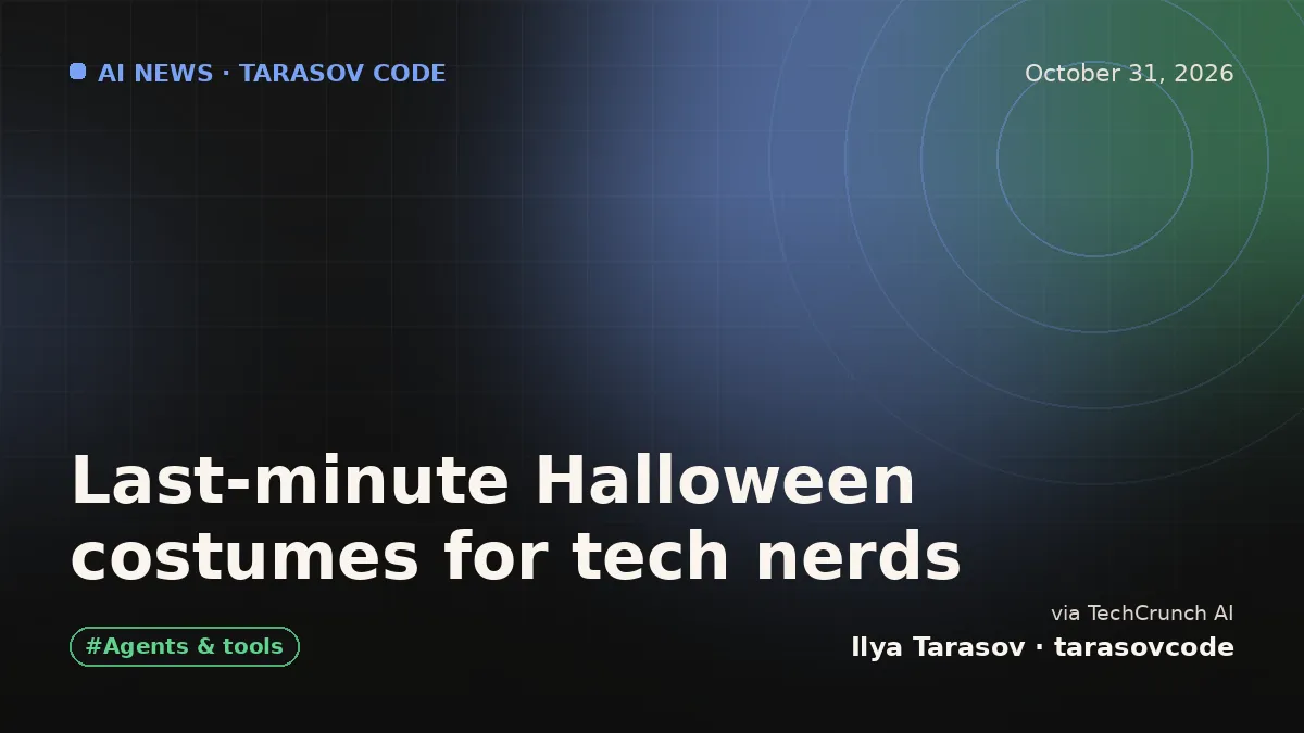 Last-minute Halloween costumes for tech nerds