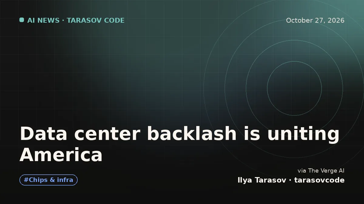 Data center backlash is uniting America