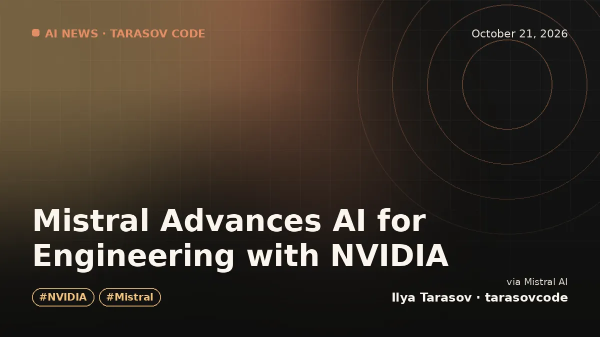 Mistral Advances AI for Engineering with NVIDIA