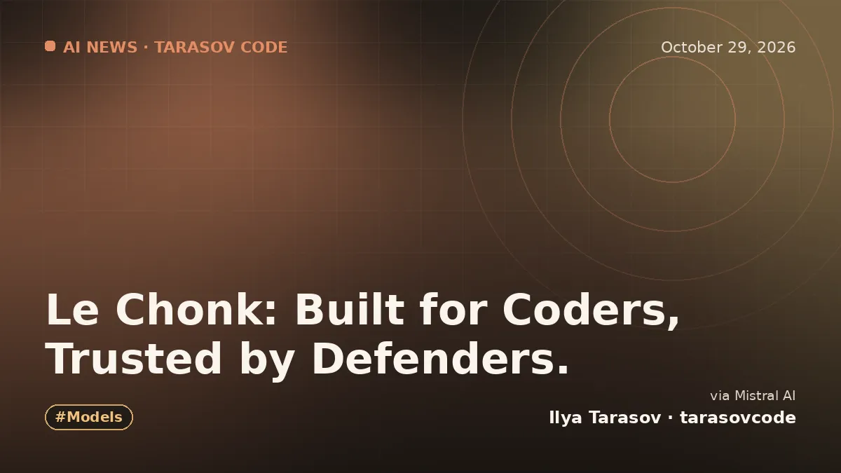 Le Chonk: Built for Coders, Trusted by Defenders.