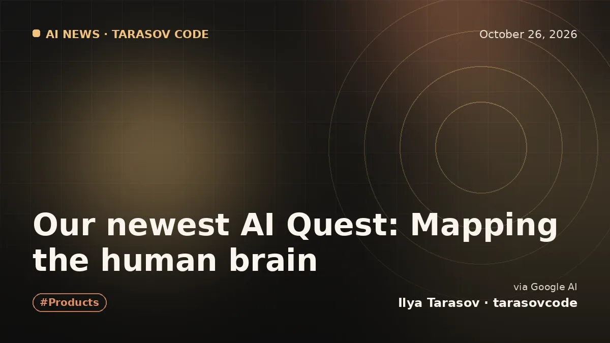 Our newest AI Quest: Mapping the human brain