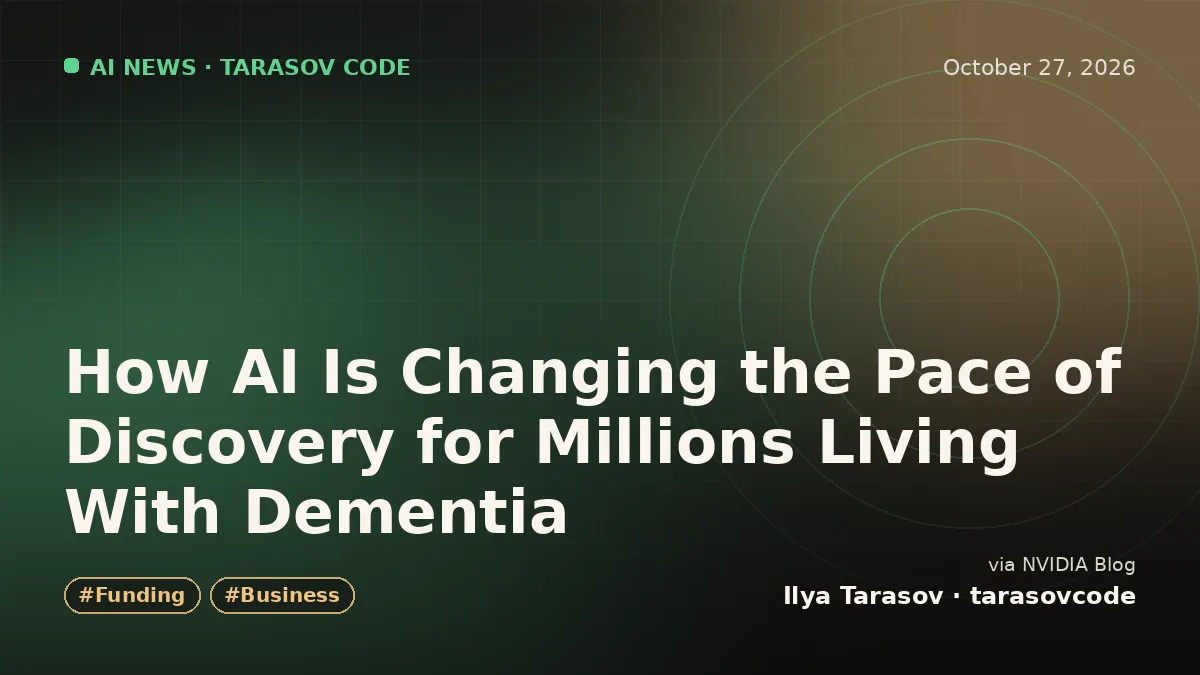 How AI Is Changing the Pace of Discovery for Millions Living With Dementia