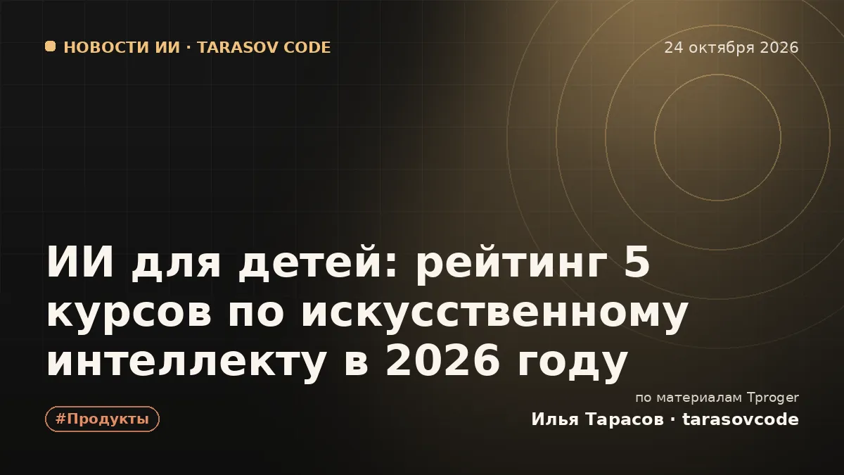 ИИ для детей: рейтинг 5 курсов по искусственному интеллекту в 2026 году