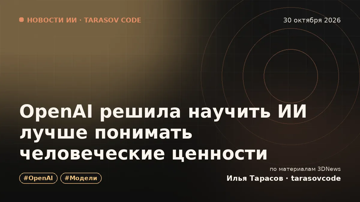 OpenAI решила научить ИИ лучше понимать человеческие ценности