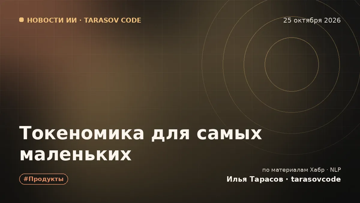 Токеномика для самых маленьких